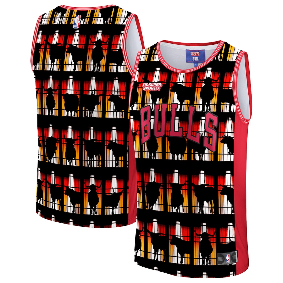 Unisex Chicago Bulls NBA & KidSuper Studios by Fanatics Red Hometown Jersey - Jersey