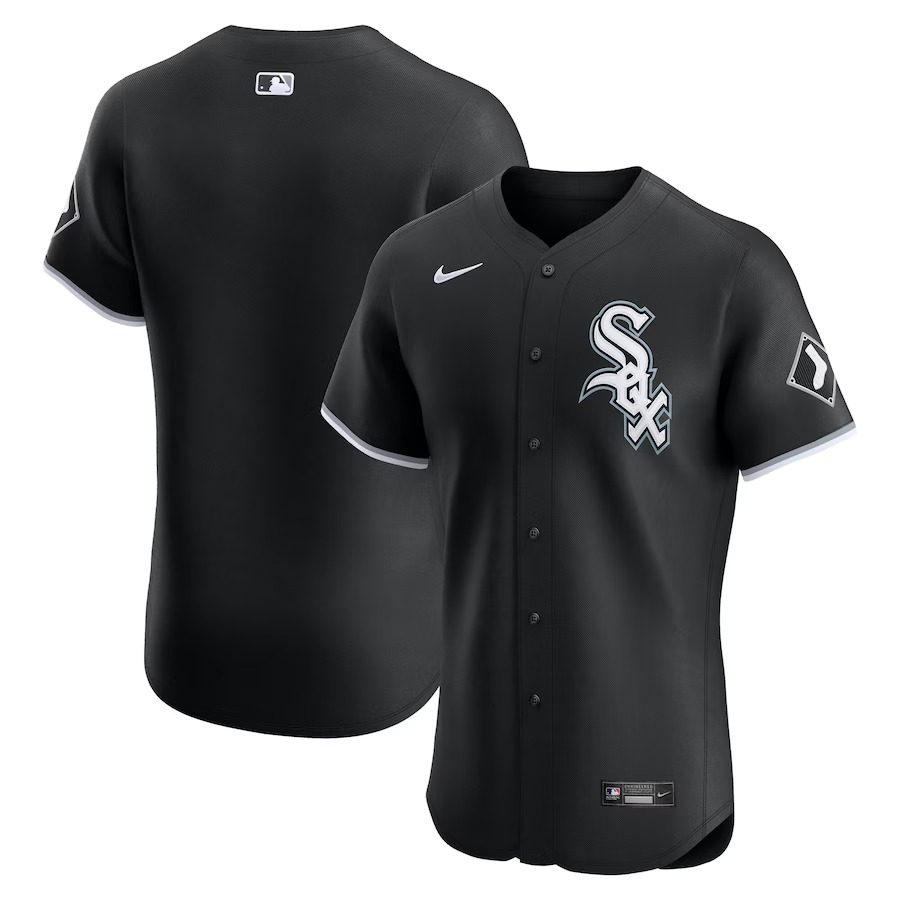 Men's Chicago White Sox Nike Black Alternate 2 Elite Jersey - Jersey