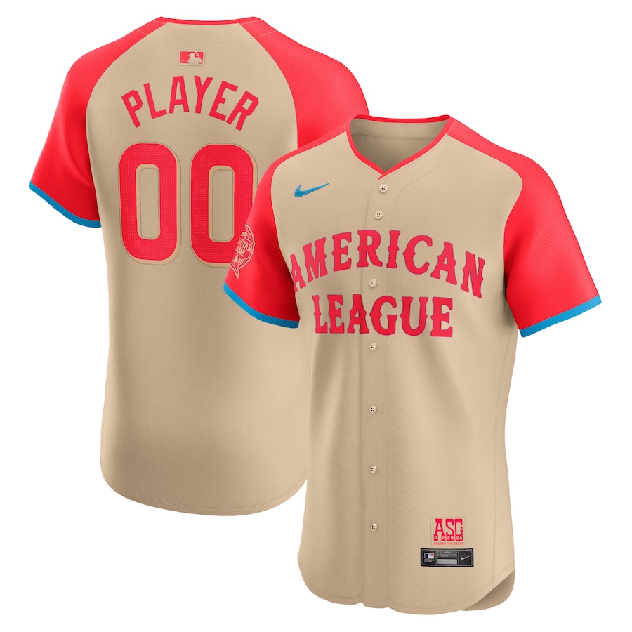 Men's American League  Nike Cream 2024 MLB All-Star Game Elite Pick-A-Player Jersey - Jersey