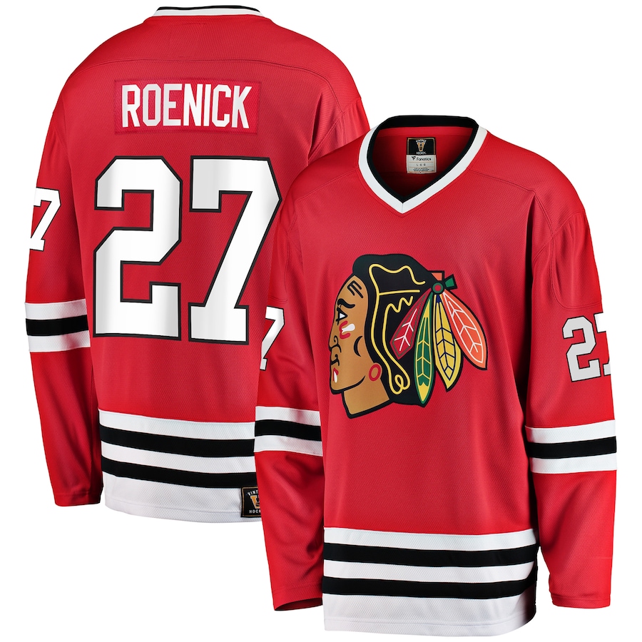 Men's Chicago Blackhawks Jeremy Roenick Fanatics Red Premier Breakaway Retired Player Jersey - Jersey