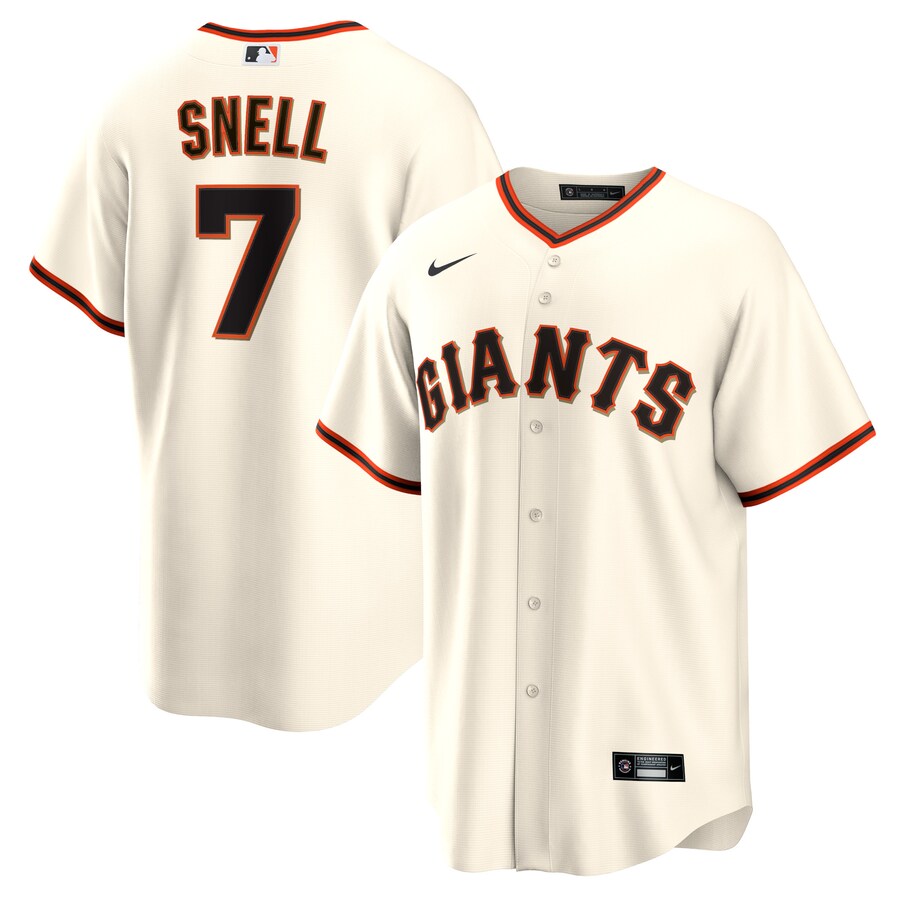 Men's San Francisco Giants Blake Snell Nike Cream Home Replica Jersey - Jersey