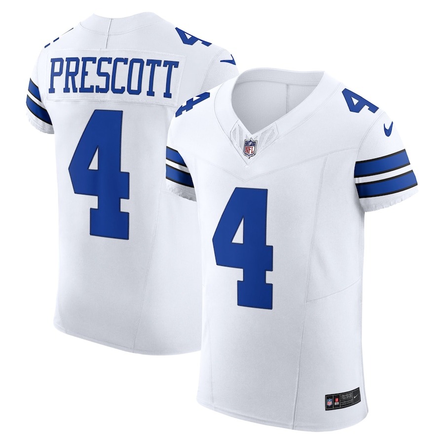 Men's Dallas Cowboys Dak Prescott Nike White Vapor F.U.S.E. Elite Jersey - Jersey