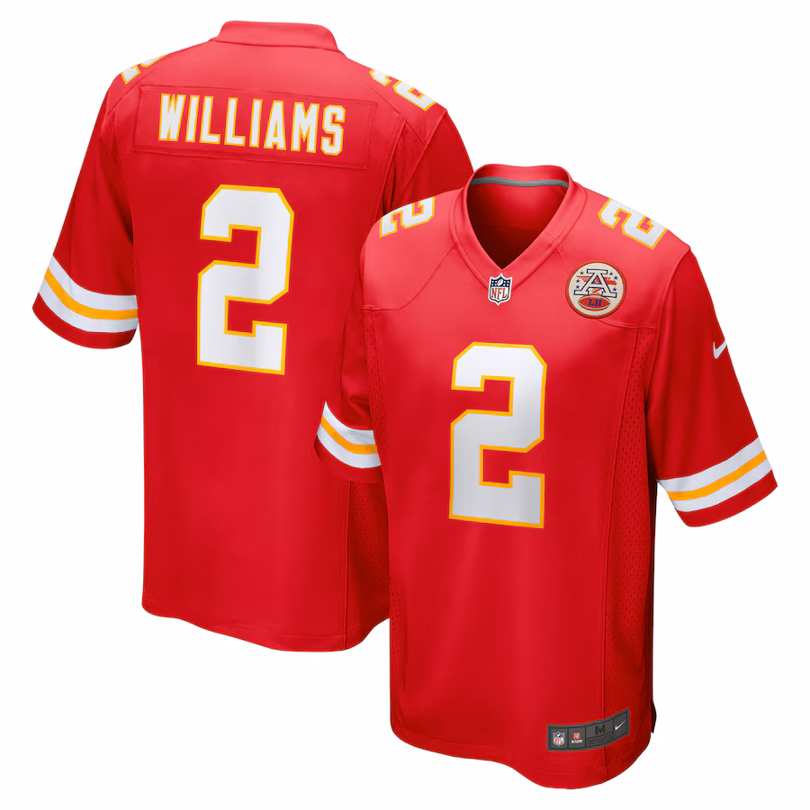 Men's Kansas City Chiefs Joshua Williams Nike Red Game Jersey - Jersey