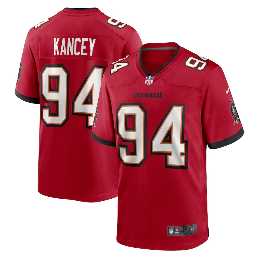 Men's Tampa Bay Buccaneers Calijah Kancey Nike Red Game Jersey - Jersey