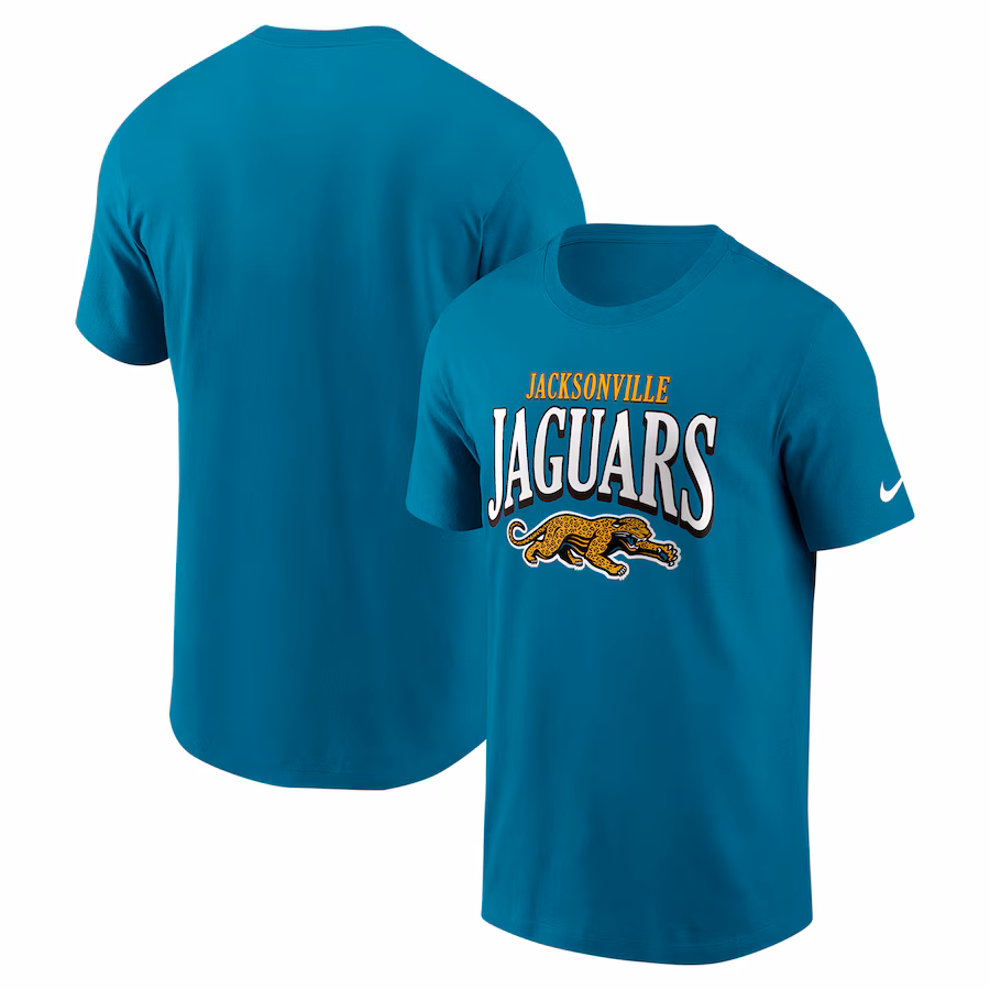 Men's Jacksonville Jaguars Nike Teal Essential T-Shirt - Jersey