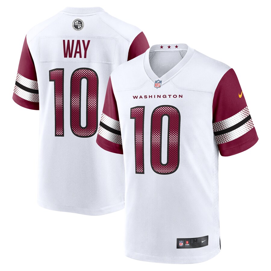 Men's Washington Commanders Tress Way Nike White Game Jersey - Jersey