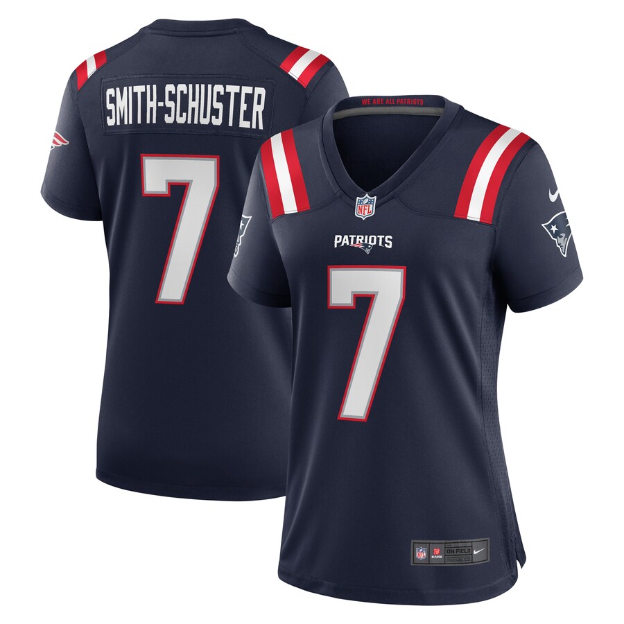Women's New England Patriots JuJu Smith-Schuster Nike Navy Game Player Jersey - Jersey