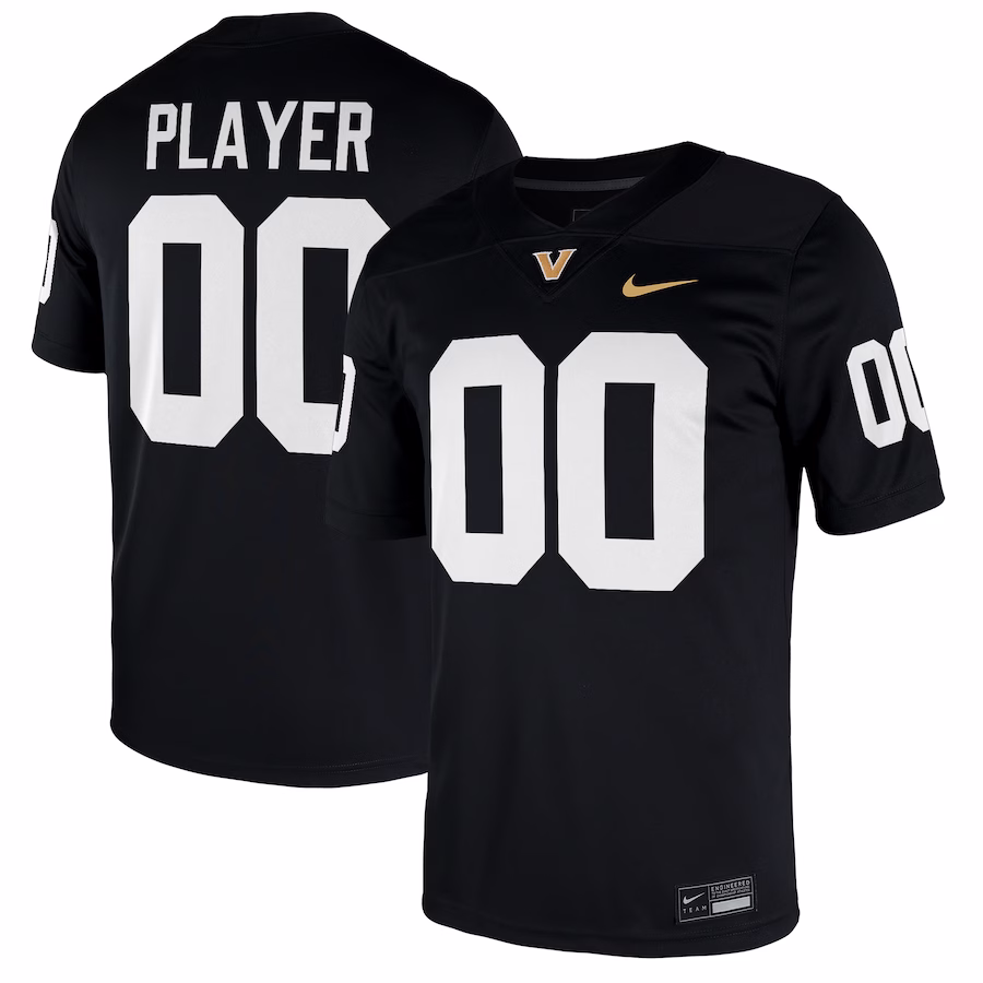 Vanderbilt Commodores Nike NIL Pick-A-Player Game Jersey - Black - Jersey