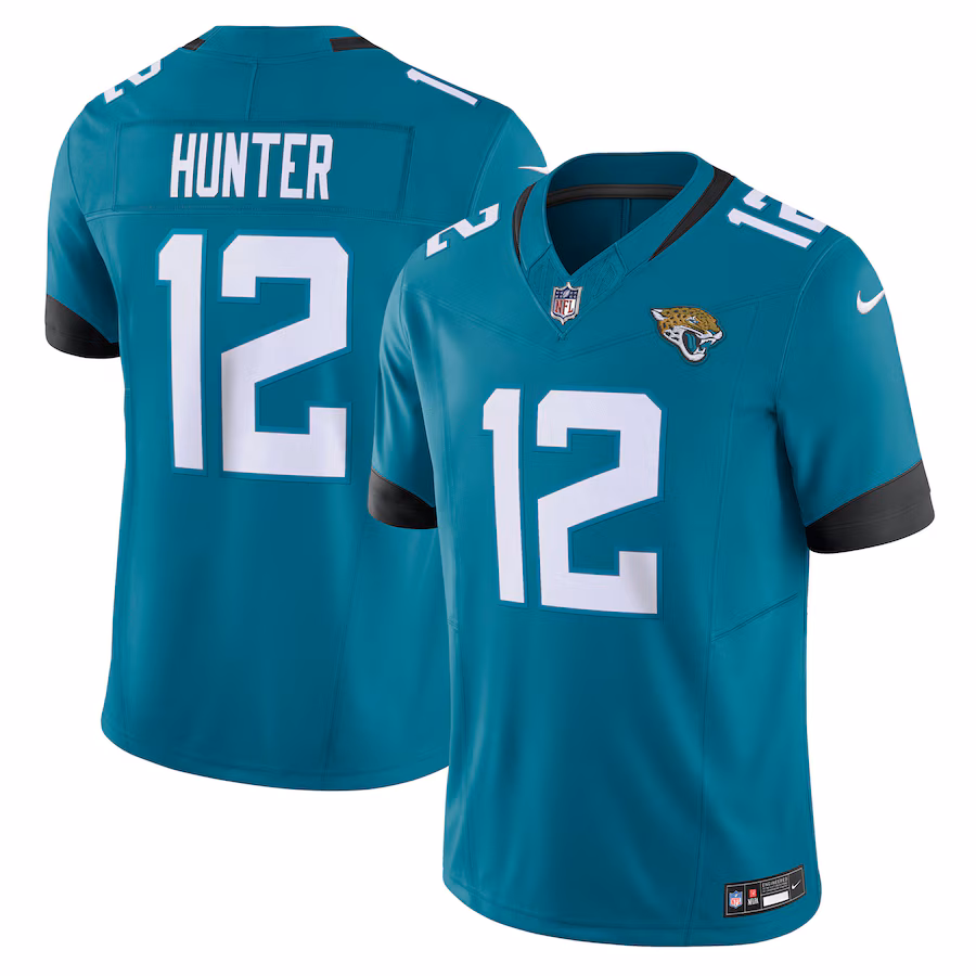 Men's Jacksonville Jaguars Travis Hunter Nike Teal Team Limited Jersey - Jersey