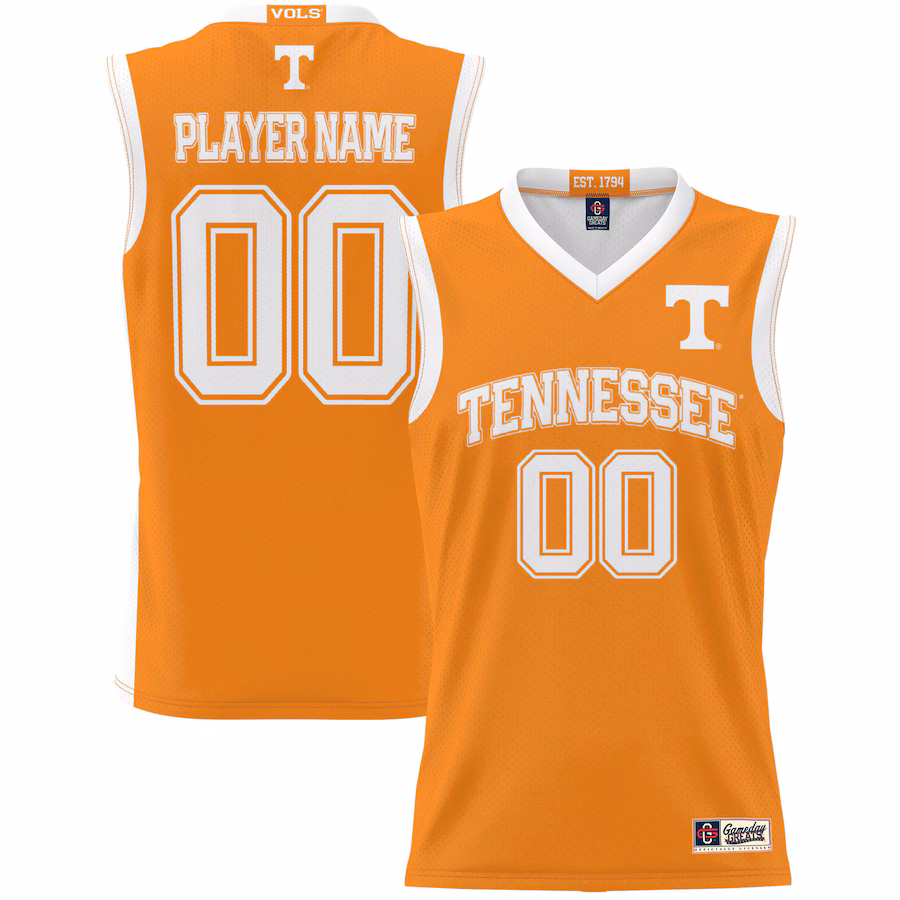 Tennessee Volunteers GameDay Greats Unisex  Lightweight NIL Pick-A-Player Basketball Jersey - Orange - Jersey
