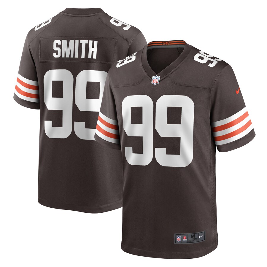 Men's Cleveland Browns Za'Darius Smith Nike  Brown Team Game Jersey - Jersey