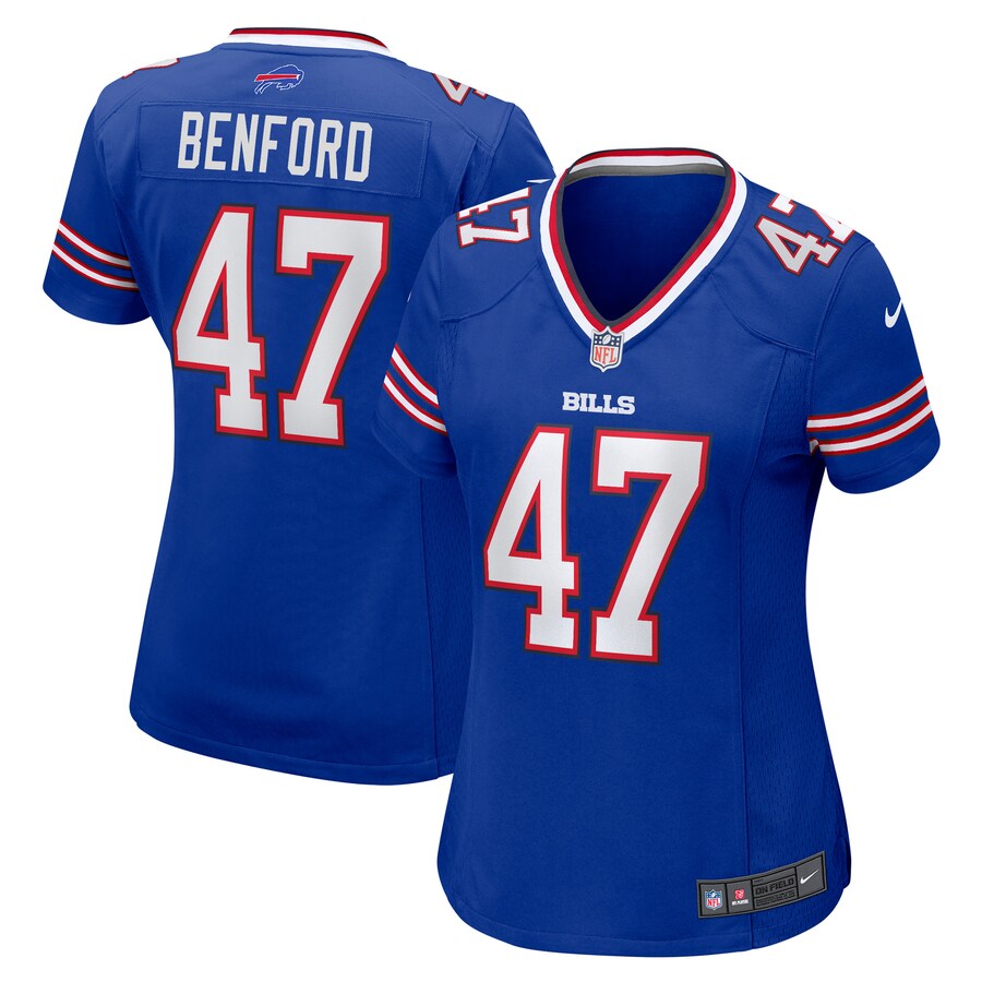 Women's Buffalo Bills Christian Benford Nike Royal Game Jersey - Jersey