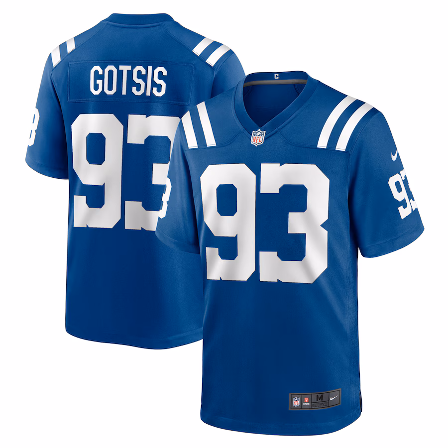 Men's Indianapolis Colts Adam Gotsis Nike Royal Team Game Jersey - Jersey