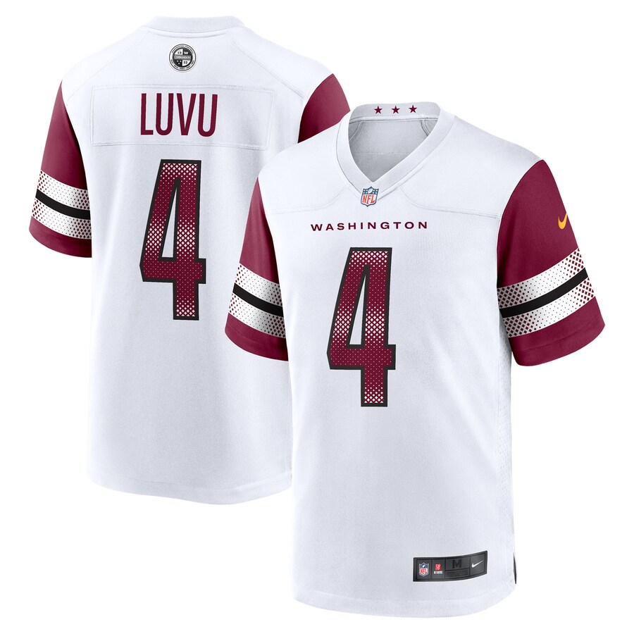 Men's Washington Commanders Frankie Luvu Nike White Game Jersey - Jersey