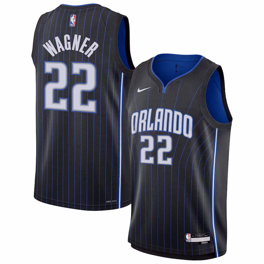 Youth Orlando Magic Franz Wagner Nike Black Swingman Jersey - Icon Edition - Jersey