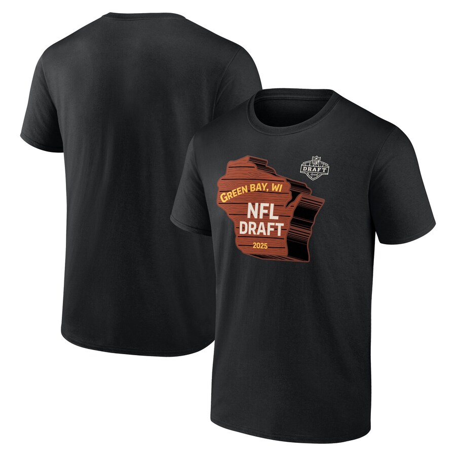 Men's Black 2025 NFL Draft T-Shirt - Jersey