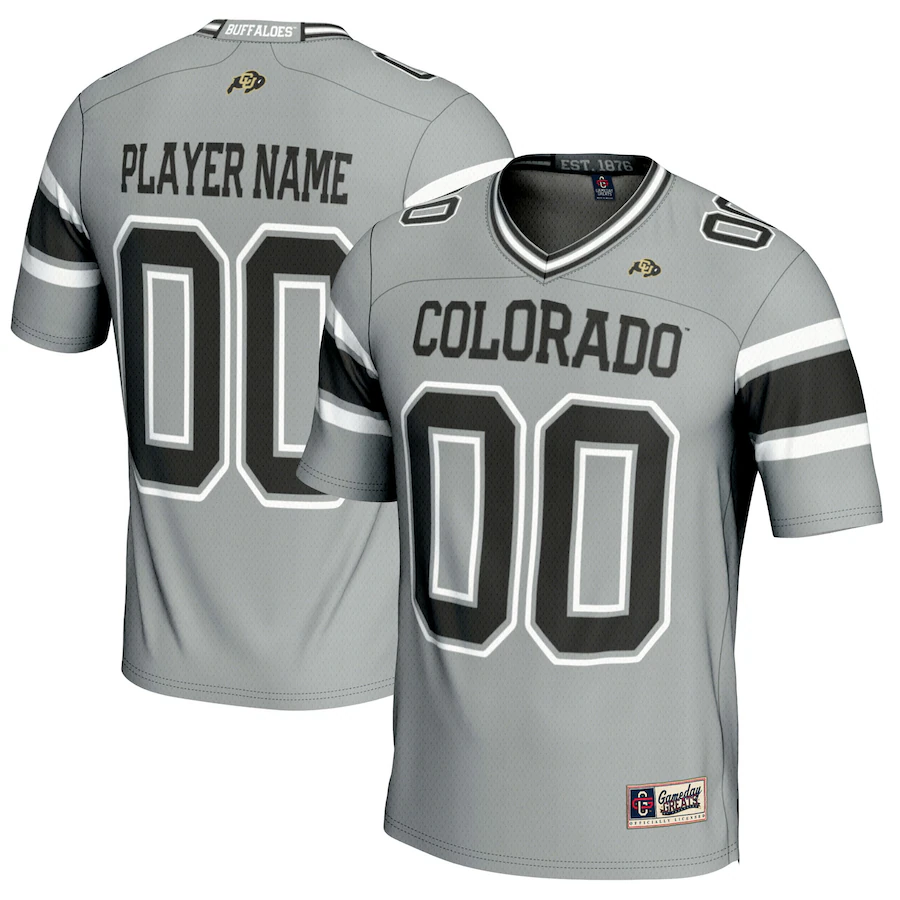 Colorado Buffaloes GameDay Greats Youth NIL Pick-A-Player Football Jersey - Gray - Jersey