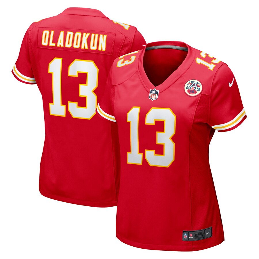 Women's Kansas City Chiefs Chris Oladokun Nike  Red  Game Jersey - Jersey