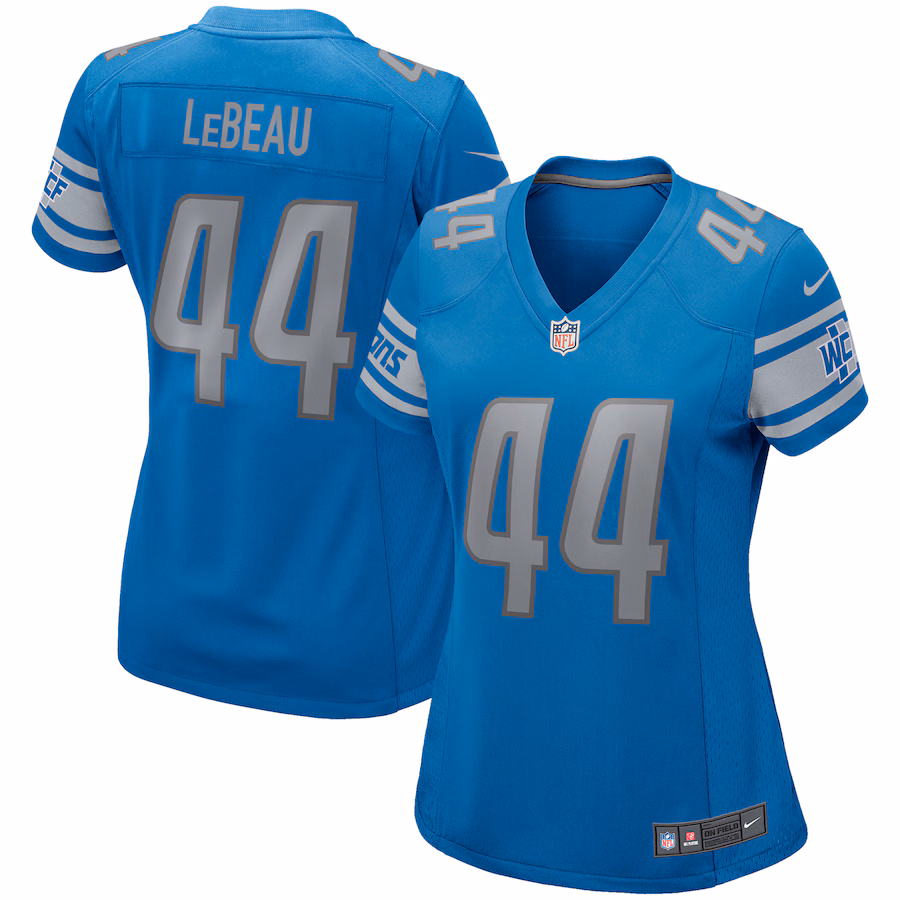 Women's Detroit Lions Dick LeBeau Nike Blue Game Retired Player Jersey - Jersey