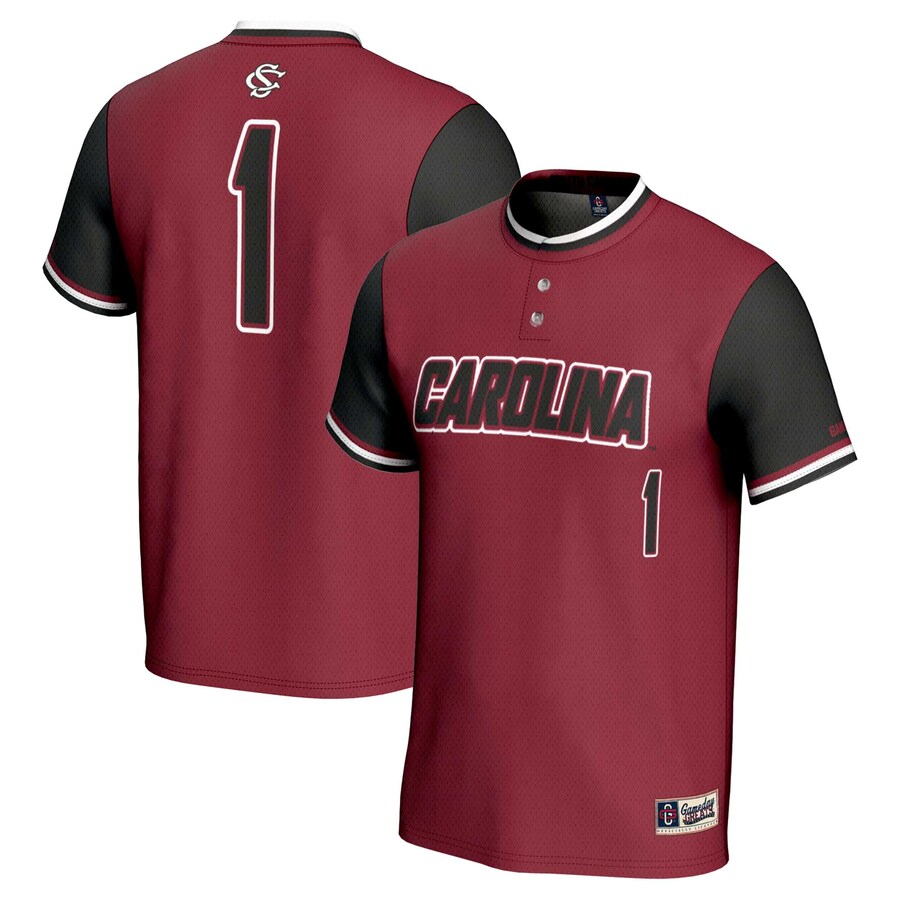 Unisex GameDay Greats #1 Garnet South Carolina Gamecocks Lightweight Softball Jersey - Jersey