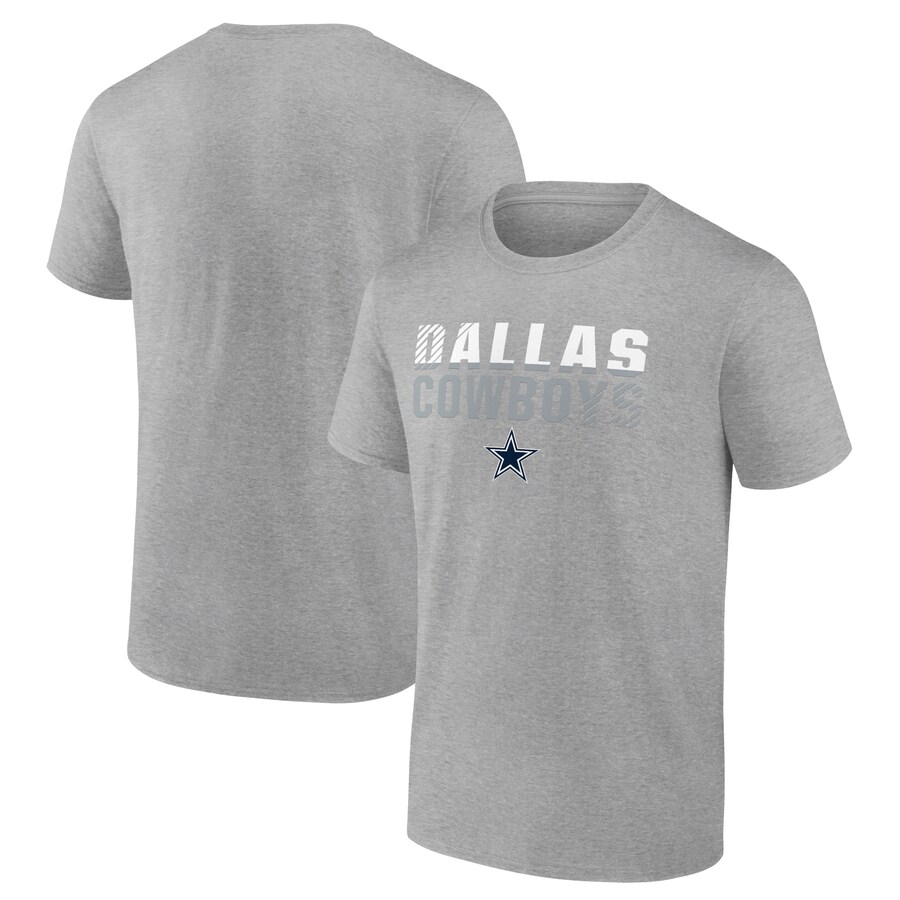 Men's Dallas Cowboys Heathered Gray Team Fade Out T-Shirt - Jersey