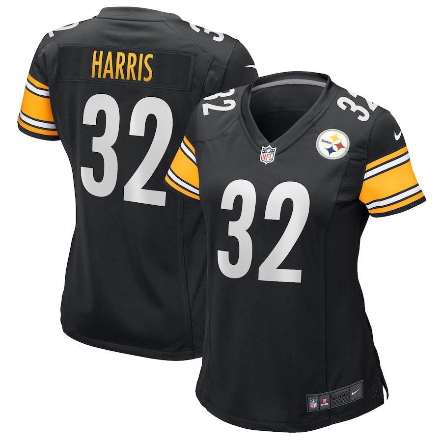 Women's Pittsburgh Steelers Franco Harris Nike Black Game Retired Player Jersey - Jersey