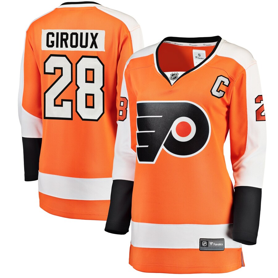 Women's Philadelphia Flyers Claude Giroux Fanatics Branded Orange Home Breakaway Player Jersey - Jersey