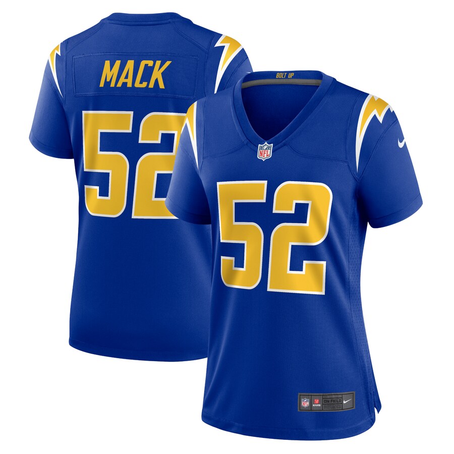 Women's Los Angeles Chargers Khalil Mack Nike Royal Alternate Game Jersey - Jersey
