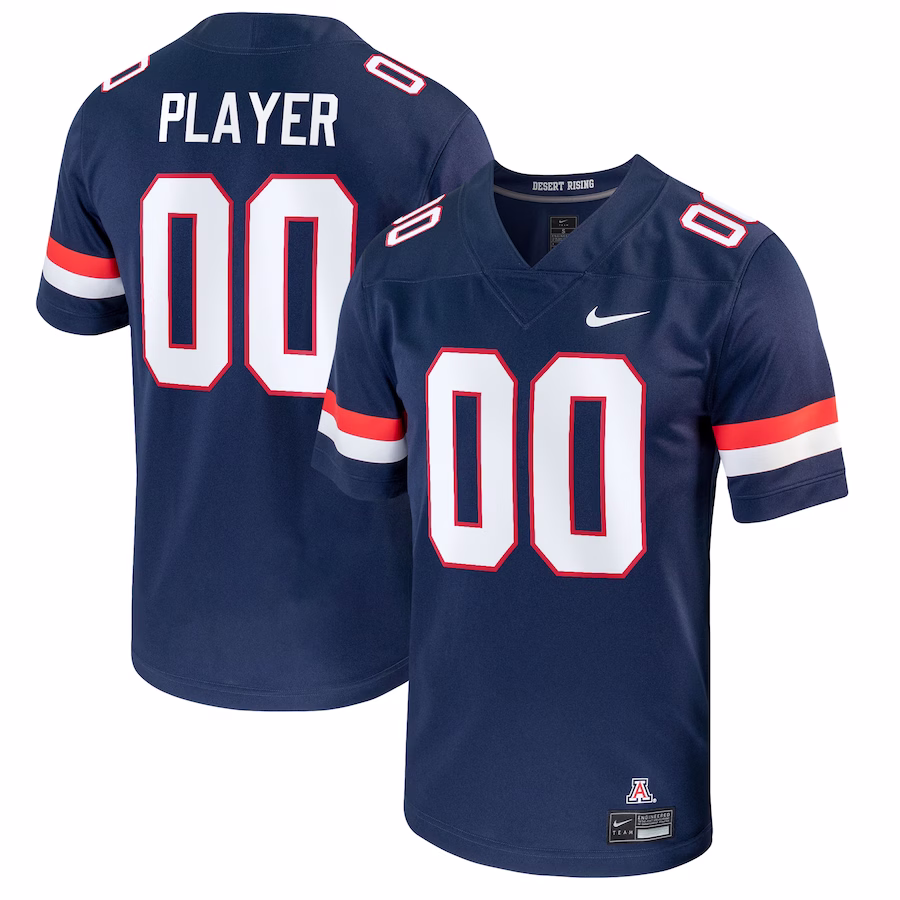 Arizona Wildcats Nike Pick-A-Player NIL Replica Football Jersey - Navy - Jersey