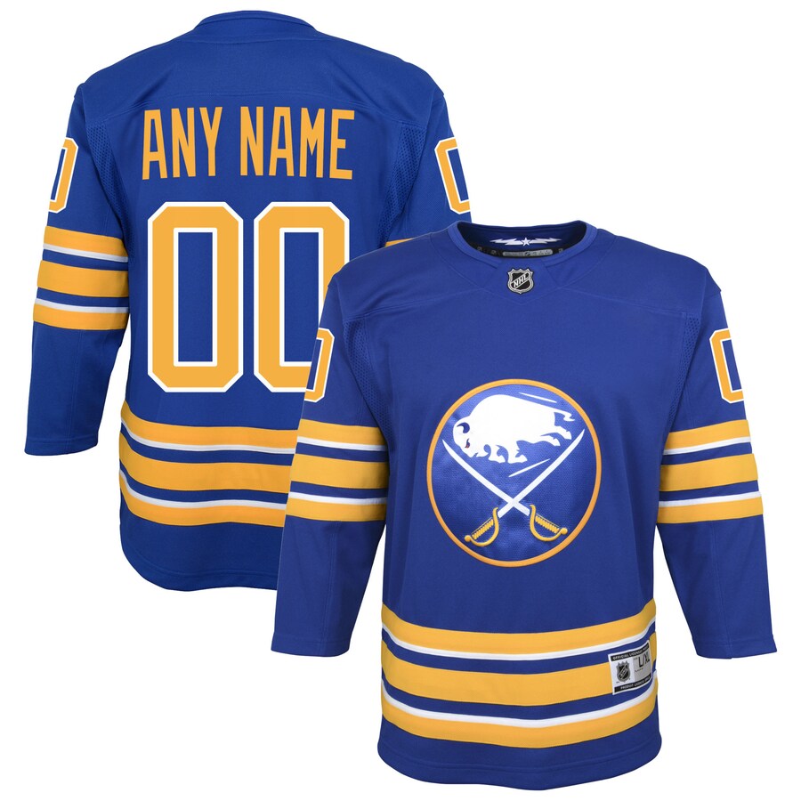 Youth Buffalo Sabres Royal Home Custom Premier Jersey - Jersey
