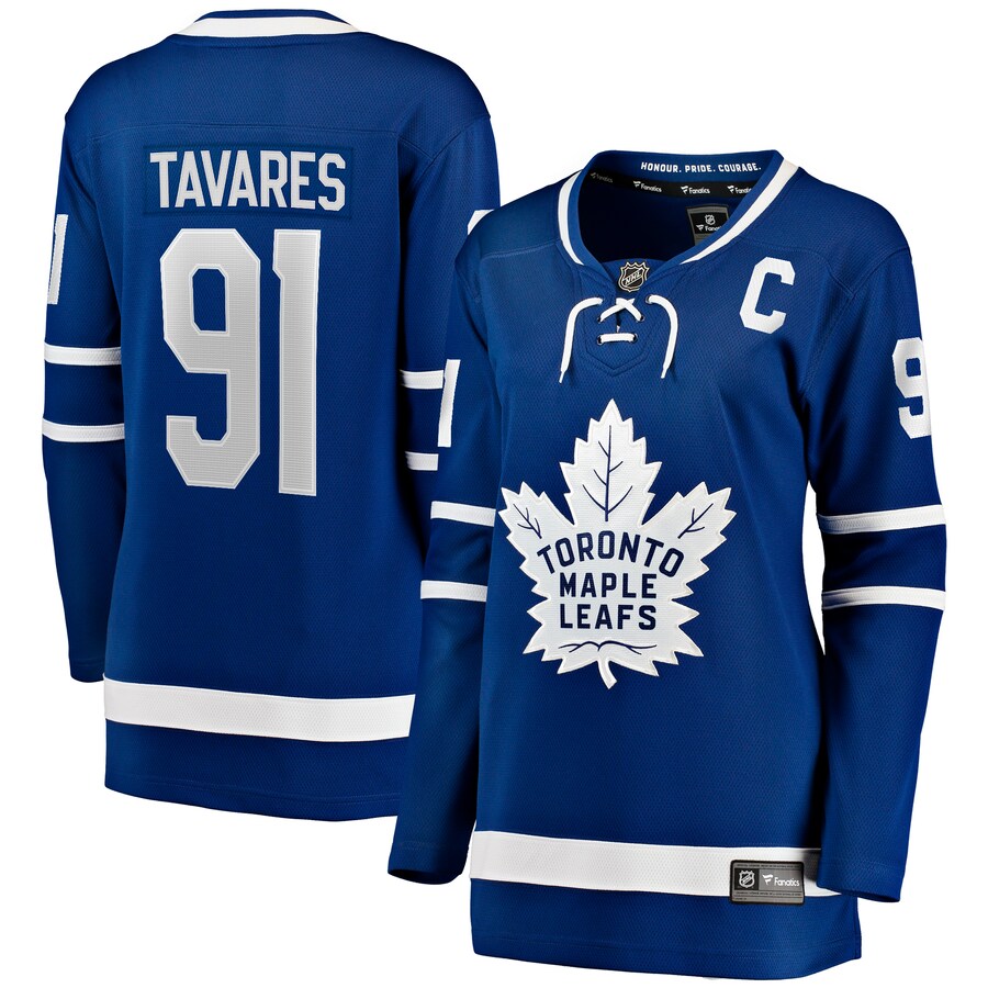 Women's Toronto Maple Leafs John Tavares Fanatics Branded Blue Home Breakaway Player Jersey - Jersey
