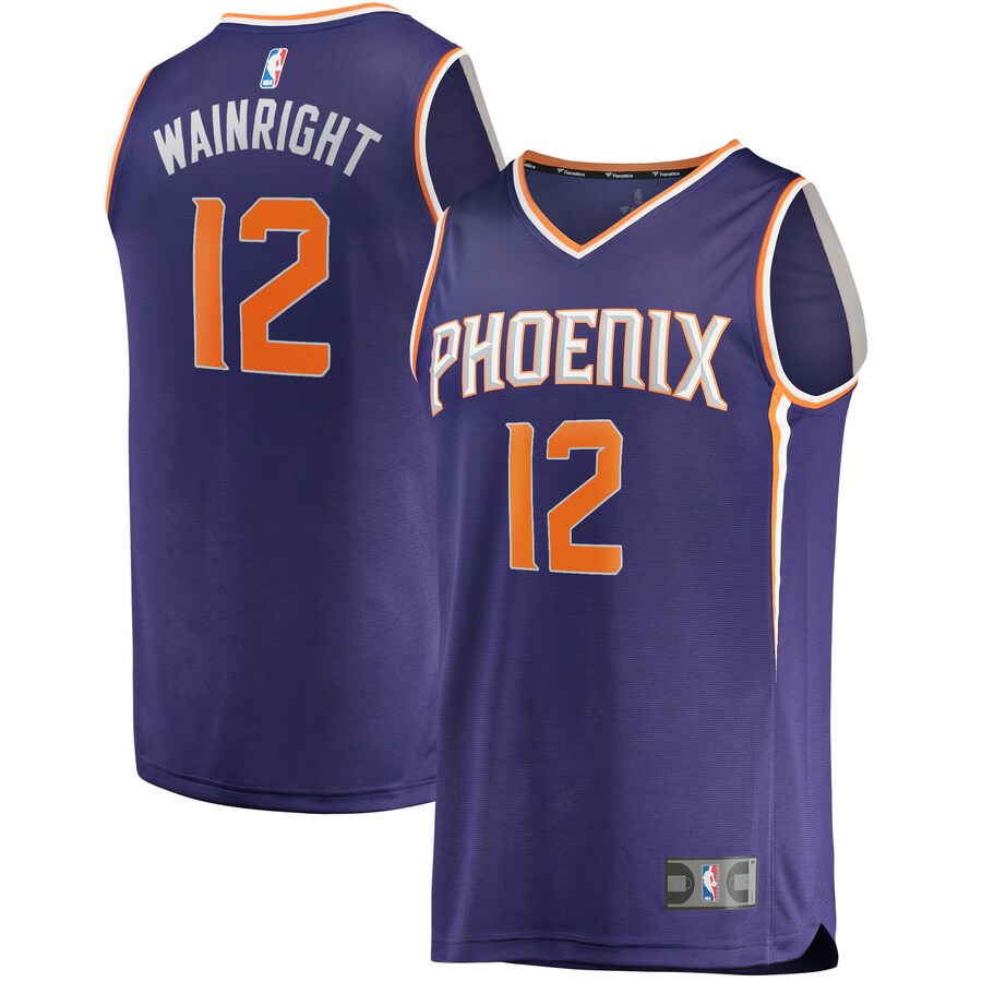 Men's Phoenix Suns Ish Wainright Fanatics Purple Fast Break Replica Jersey - Icon Edition - Jersey