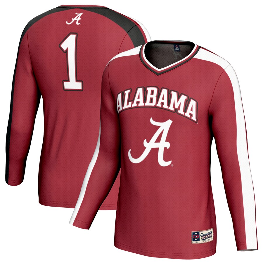 Youth GameDay Greats Crimson Alabama Crimson Tide #1 Lightweight Volleyball Fashion Jersey - Jersey