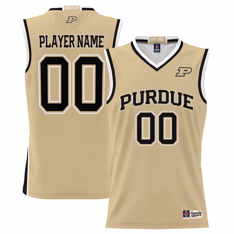 Purdue Boilermakers GameDay Greats Men's NIL Pick-A-Player Lightweight Basketball Jersey - Gold - Jersey