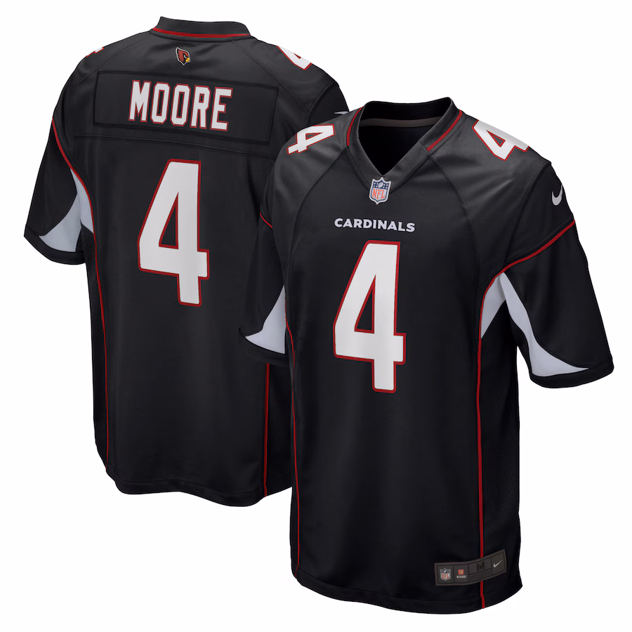 Men's Arizona Cardinals Rondale Moore Nike Black Game Jersey - Jersey