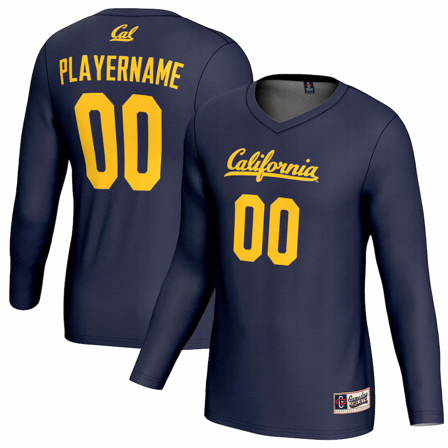 Cal Bears GameDay Greats Youth NIL Pick-A-Player Lightweight Women's Volleyball Jersey - Navy - Jersey