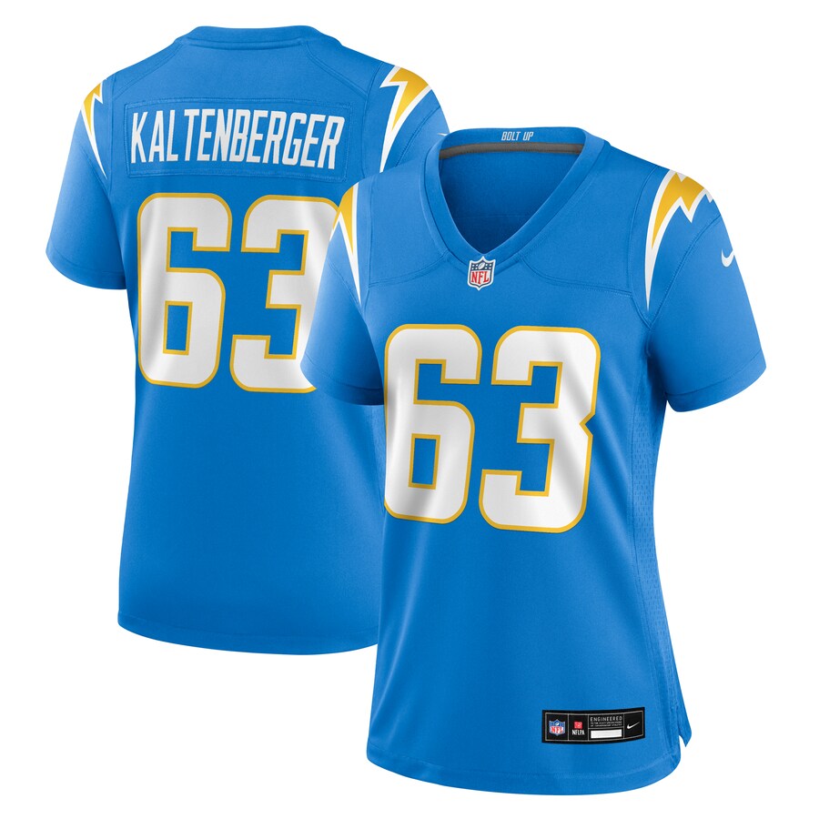 Women's Los Angeles Chargers Josh Kaltenberger Nike Powder Blue Team Game Jersey - Jersey