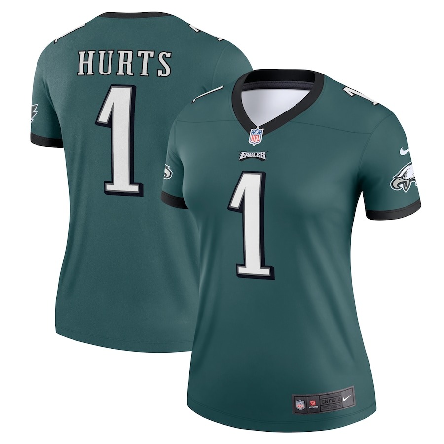Women's Philadelphia Eagles Jalen Hurts Nike Midnight Green Legend Jersey - Jersey
