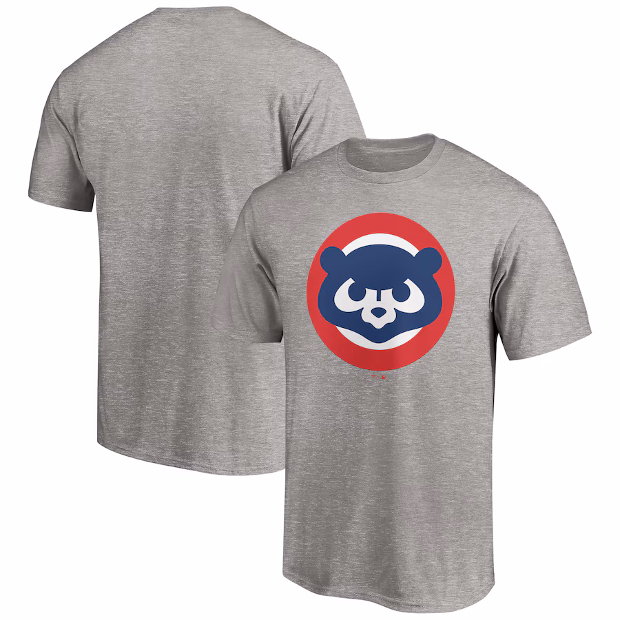 Men's Chicago Cubs Heather Gray Cooperstown Collection Huntington T-Shirt - Jersey