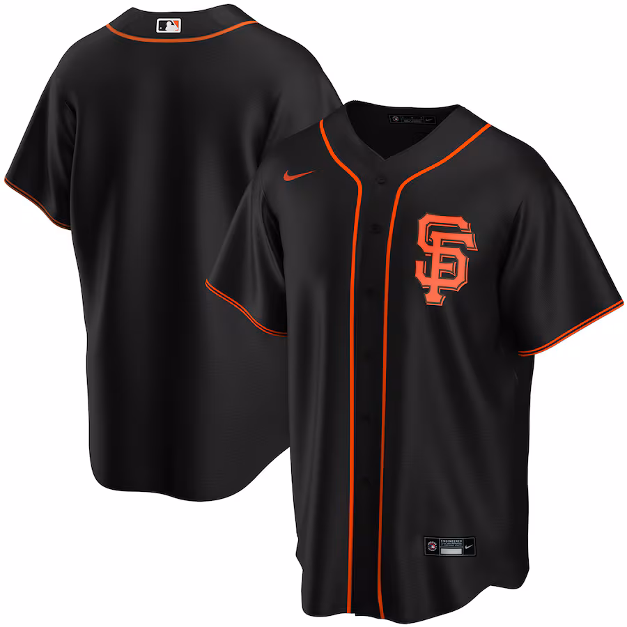 Youth San Francisco Giants Nike Black Alternate Replica Team Jersey - Jersey