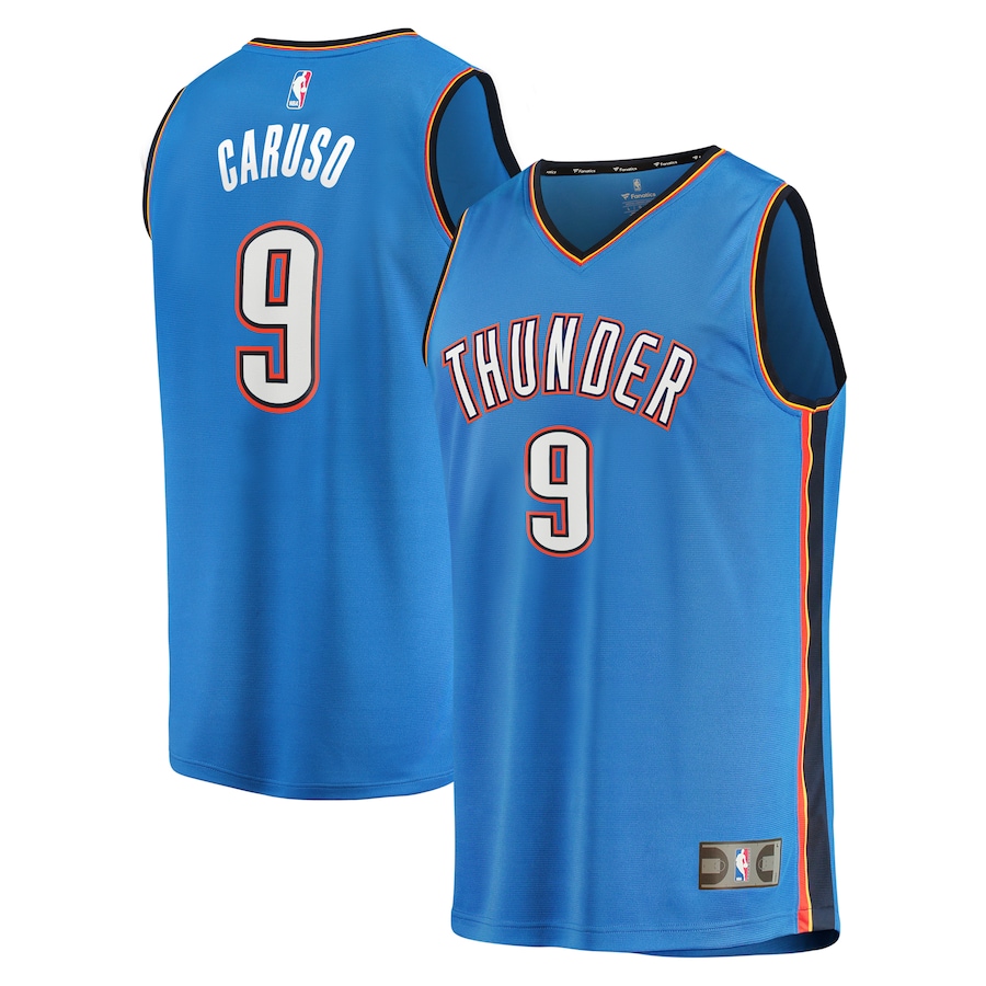 Youth Oklahoma City Thunder Alex Caruso Fanatics Blue Fast Break Replica Player Jersey - Icon Edition - Jersey