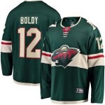 Men's Minnesota Wild Matthew Boldy Fanatics Green Home Breakaway Player Jersey - Jersey