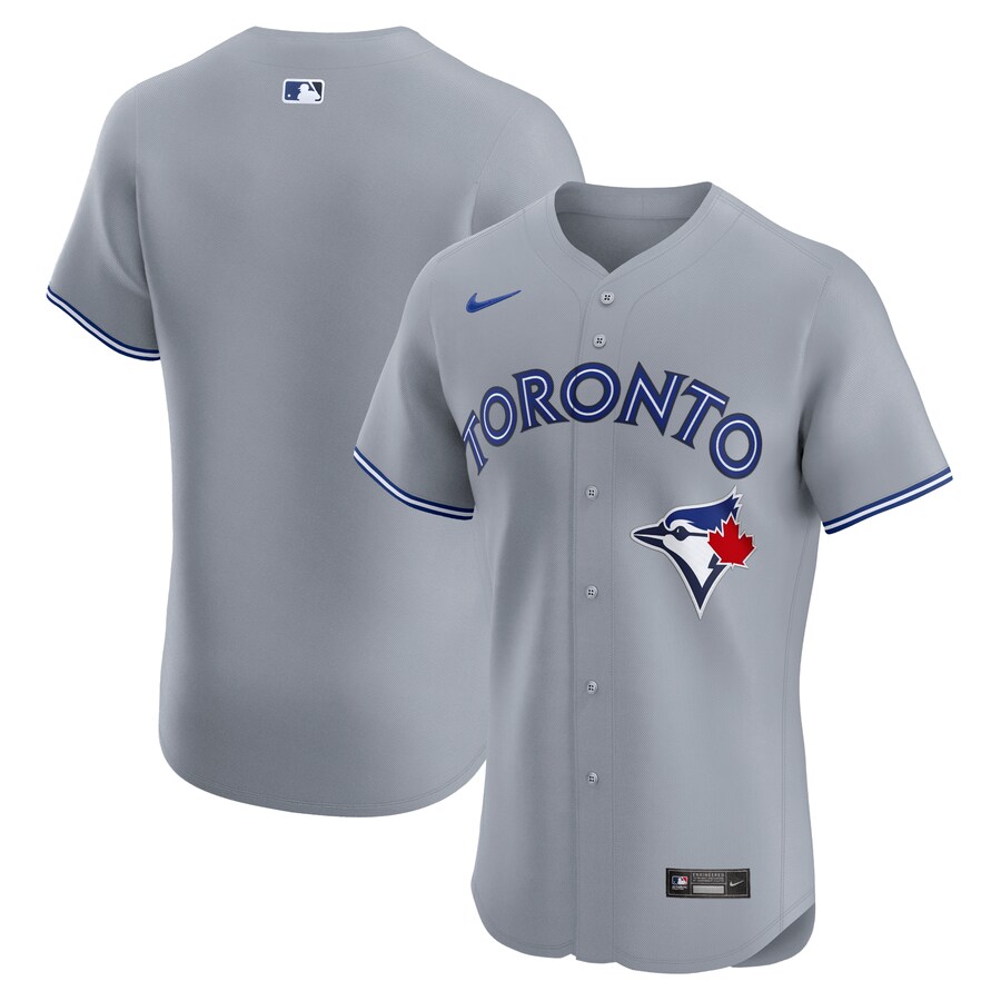 Men's Toronto Blue Jays Nike Gray Road Elite Jersey - Jersey