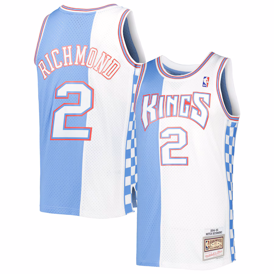 Men's Sacramento Kings Mitch Richmond Mitchell & Ness White 1994-95 Hardwood Classics Reload 3.0 Swingman Jersey - Jersey