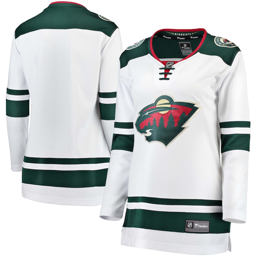 Women's Minnesota Wild Fanatics White Away Breakaway Jersey - Jersey