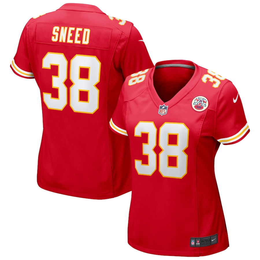 Women's Kansas City Chiefs L'Jarius Sneed Nike Red Game Jersey - Jersey