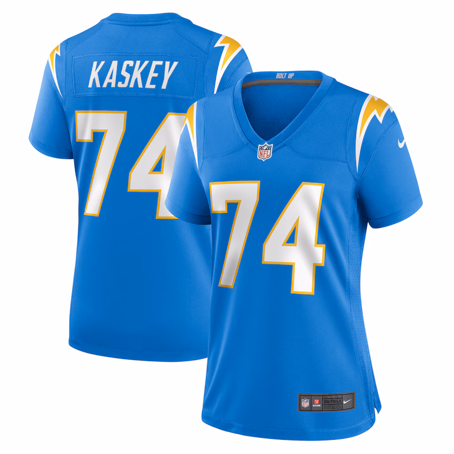 Women's Los Angeles Chargers Matt Kaskey Nike Powder Blue Team Game Jersey - Jersey
