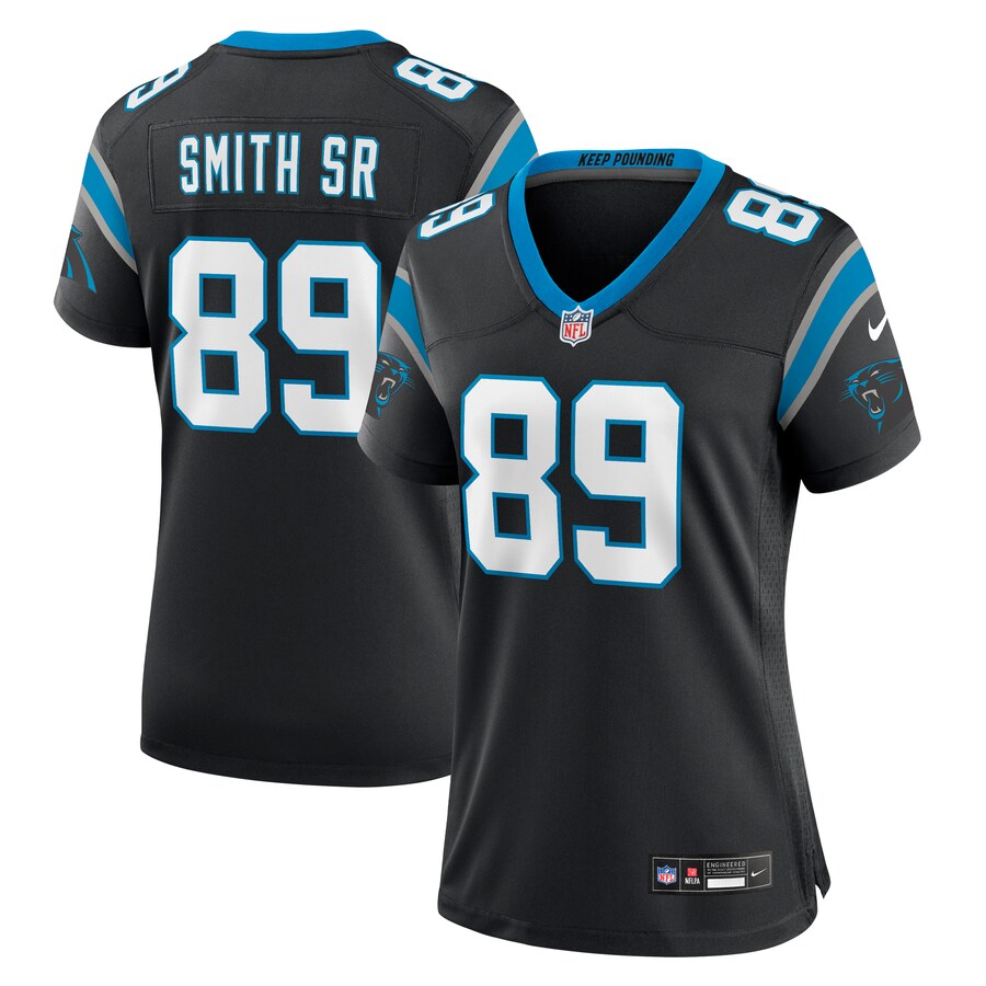 Women's Carolina Panthers Steve Smith Sr. Nike Black Retired Player Game Jersey - Jersey