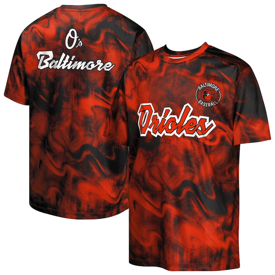 Youth Baltimore Orioles Black/Orange Pinch Hitter T-Shirt - Jersey