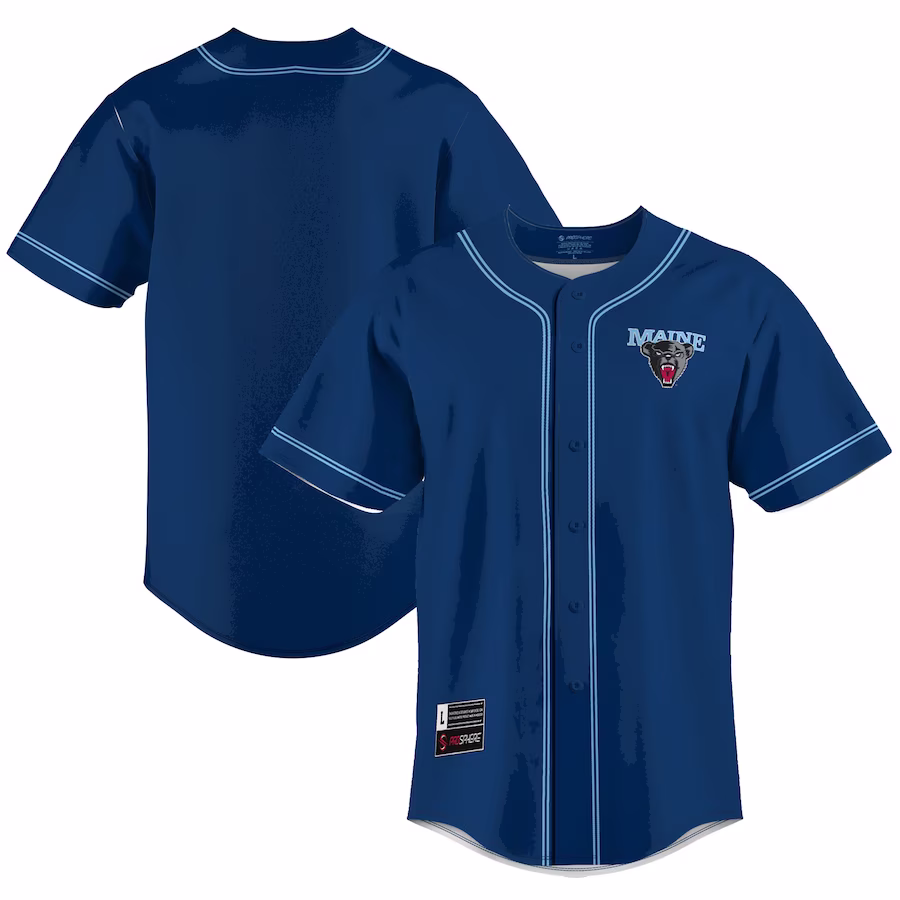 Maine Black Bears GameDay Greats  Lightweight Baseball Jersey - Blue - Jersey